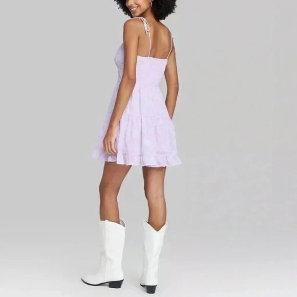 Wild Fable Women's Sweetheart Neckline Mini Slip Dress Size M - Picture 2 of 13